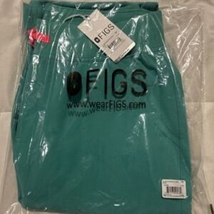 Figs Scrub Pants, Surgical Green, Yola HW M/Regular